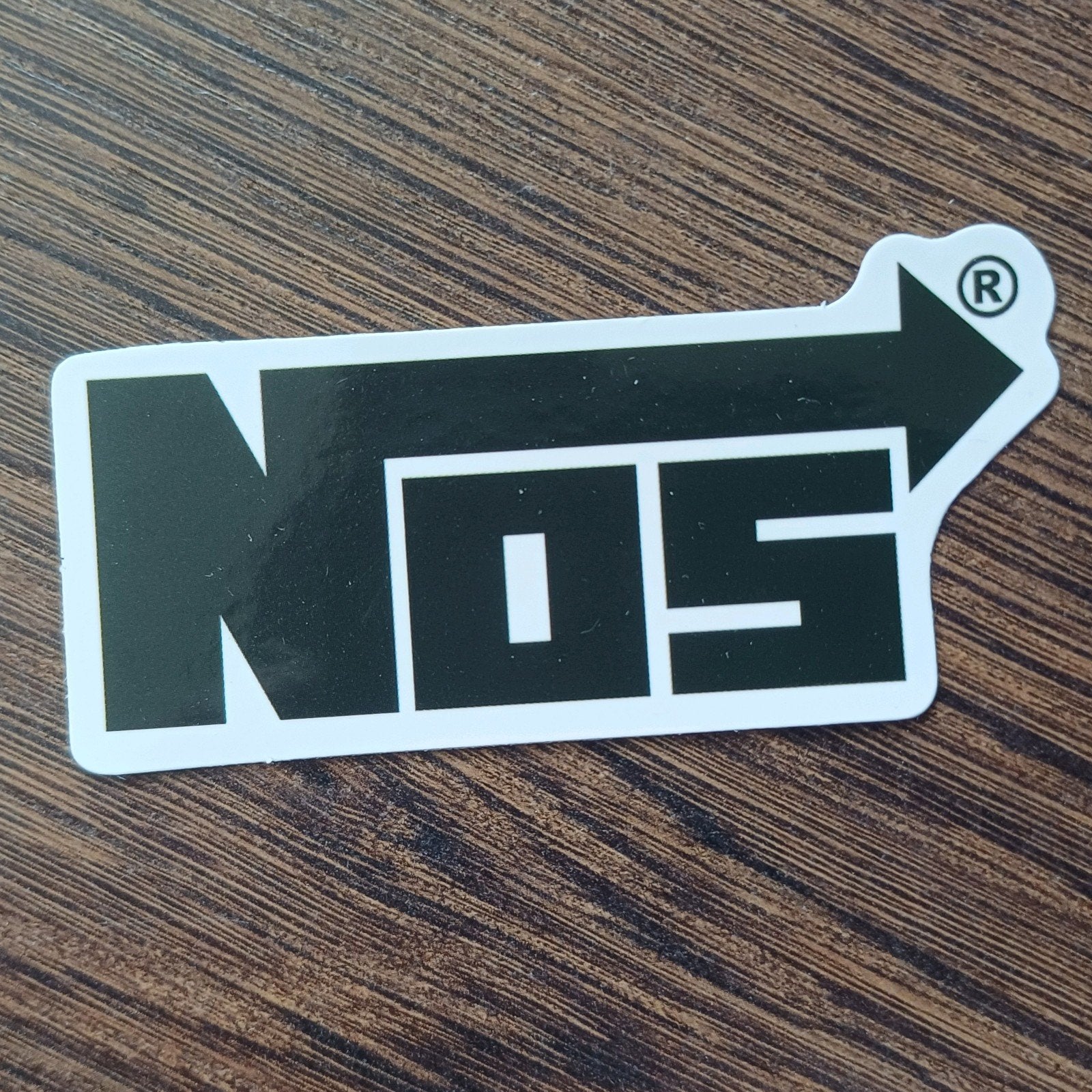 NOS Lachgas Systeem Sticker - Autosport Tuning, Ophalen of Verzenden