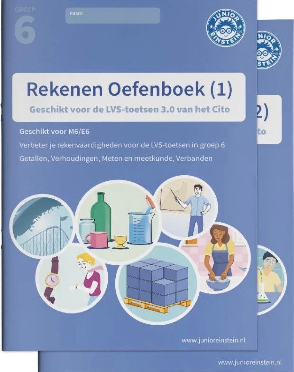 Junior Einstein Rekenen Oefenboek Groep 6 LVS-toetsen, Boeken, Schoolboeken, Ophalen, Zo goed als nieuw, Overige niveaus, Wiskunde A