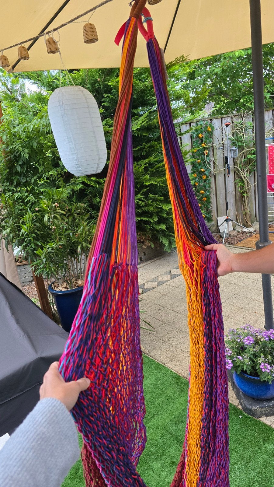 Handgemaakte Jumbo Hammock Hangmat – Nieuw!, Ophalen of Verzenden, Nieuw, Eenpersoons, Binnen