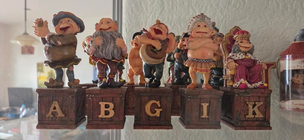 Mooie Laven te koop - Complete set van 17 figuren, Verzamelen, Beelden en Beeldjes, Ophalen of Verzenden, Gebruikt, Laaf