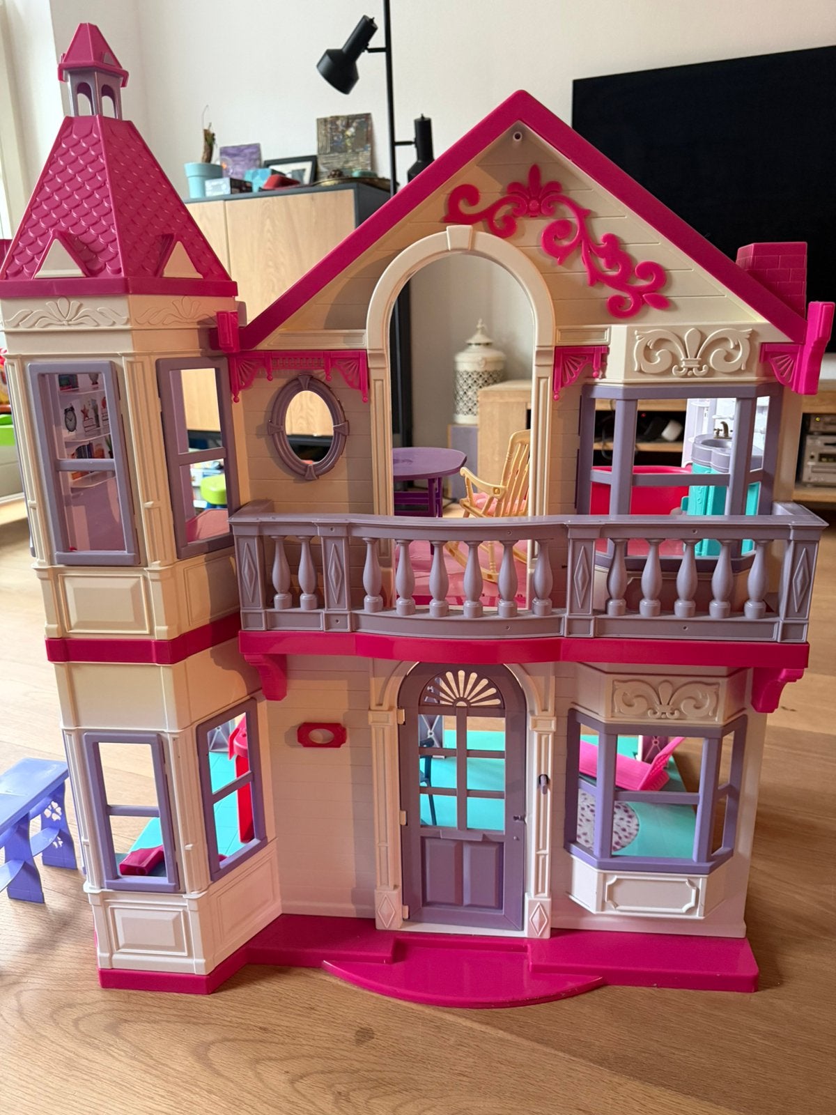 Simba Droomhuis / Barbie poppenhuis, Ophalen, Gebruikt, Poppenhuis