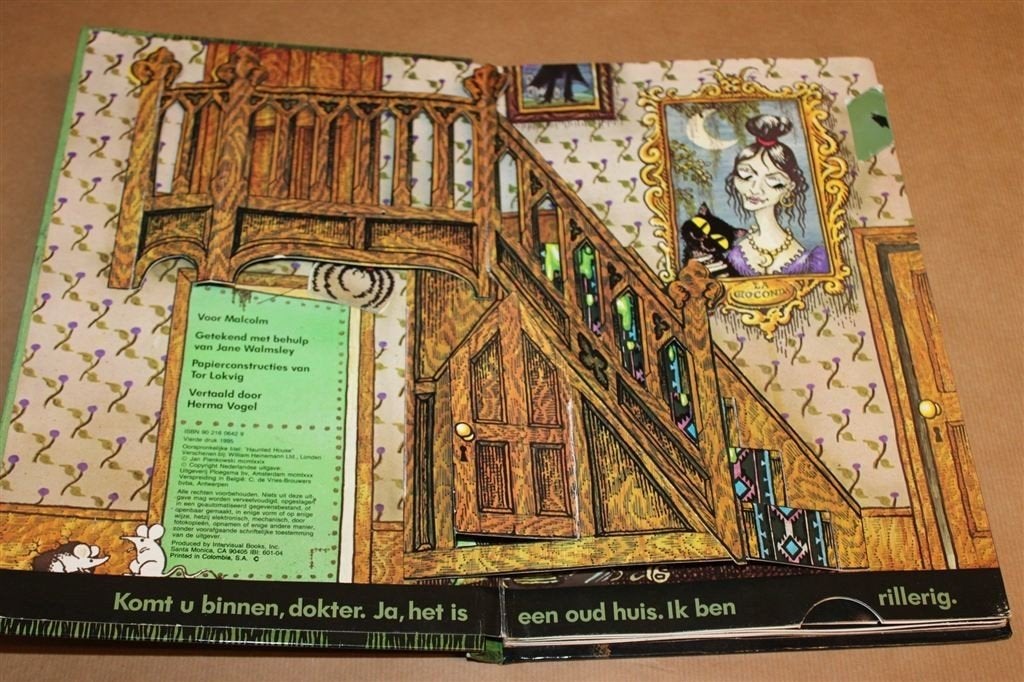 Het Spookhuis — Jan Pienkowski Pop-up Boek 1995, Boeken, Ophalen of Verzenden, Gelezen