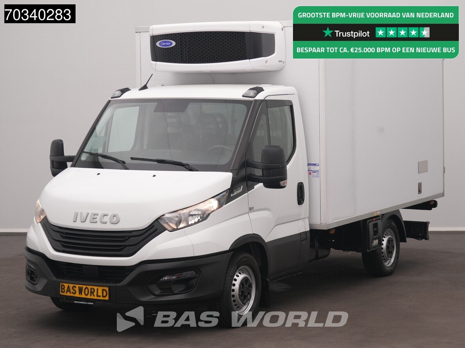 Iveco Daily 35S16 Automaat Koel/Vrieswagen Carrier Xarios 5, Auto's, Automaat, Stof, Gebruikt, Euro 6