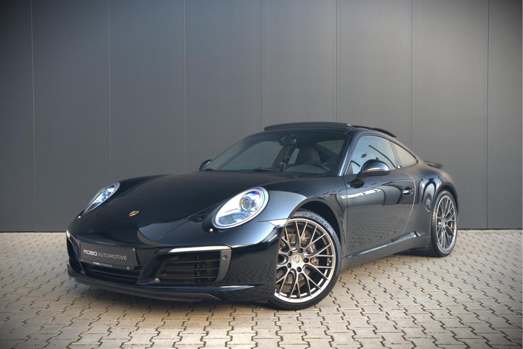 Porsche 911 3.0 Carrera | Panoramadak | Bose | Sport Chrono, Achterwielaandrijving, Gebruikt, 4 stoelen, Zwart
