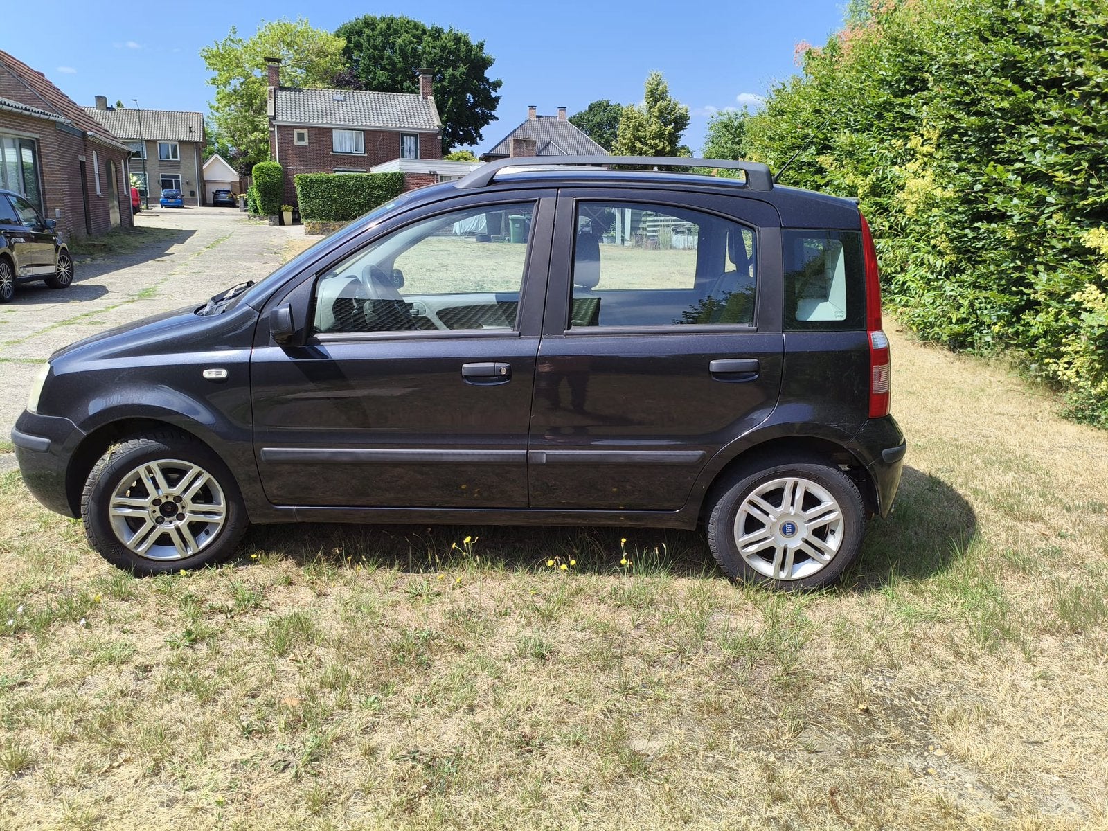 Fiat Panda 1.2 Euro3 2005 Zwart, Auto's, Fiat, Voorwielaandrijving, 400 kg, Zwart, Origineel Nederlands
