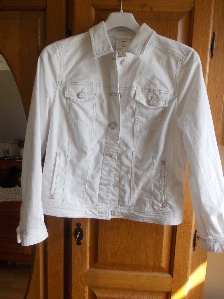 Ecru jeansjack van Toni Dress in maat 38., Overige kleuren, Toni Dress, Zo goed als nieuw, Jasje