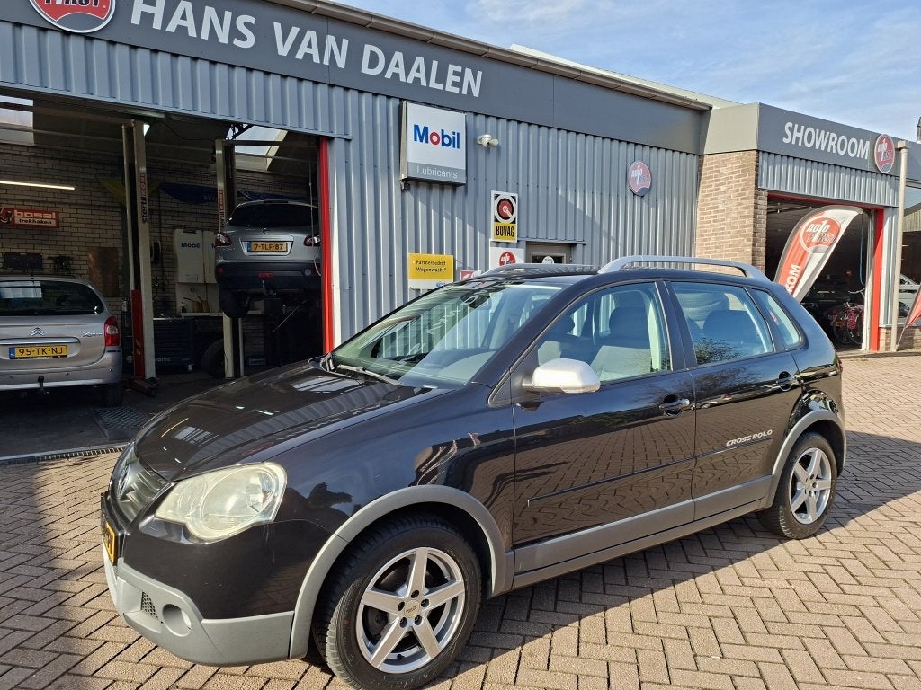 Volkswagen Polo 1.4-16V Cross UNIEK, Auto's, 15 km/l, Zwart, Origineel Nederlands, Bedrijf