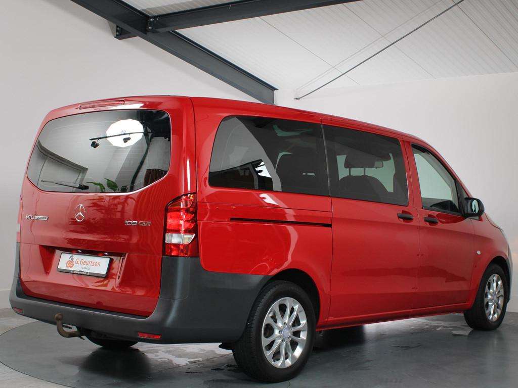 Mercedes-Benz Vito Tourer 109 CDI Base Lang 8-Persoons, Airc, Auto's, Mercedes-Benz, Voorwielaandrijving, Euro 5, Stof, Gebruikt