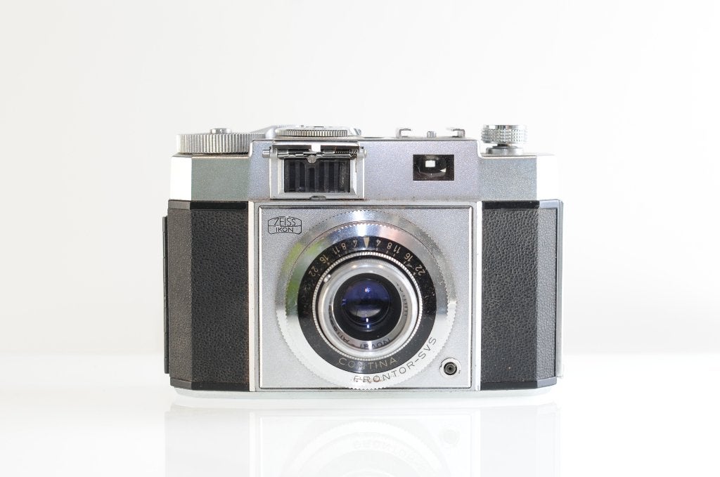 Vintage Zeiss Ikon Contina 35mm Filmcamera | Jaren 50, Ophalen of Verzenden, Gebruikt, Compact, Overige Merken