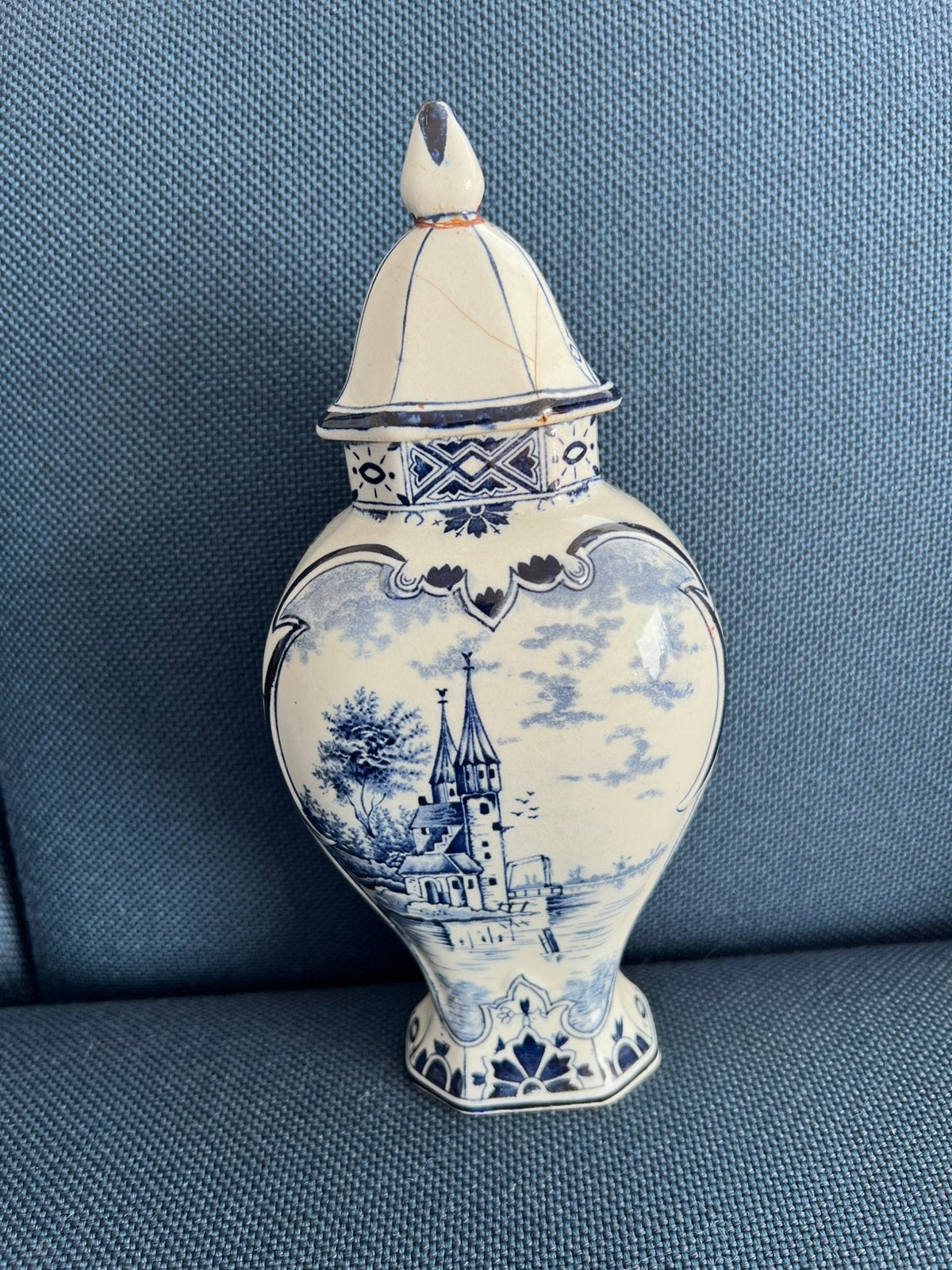 Delfts blauwe pot, Antiek en Kunst, Ophalen