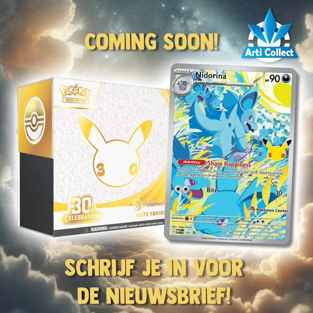 30Th Ann Pokemon?! ETB ! Binder ! Storm Emeralda!, Ophalen of Verzenden, Zo goed als nieuw