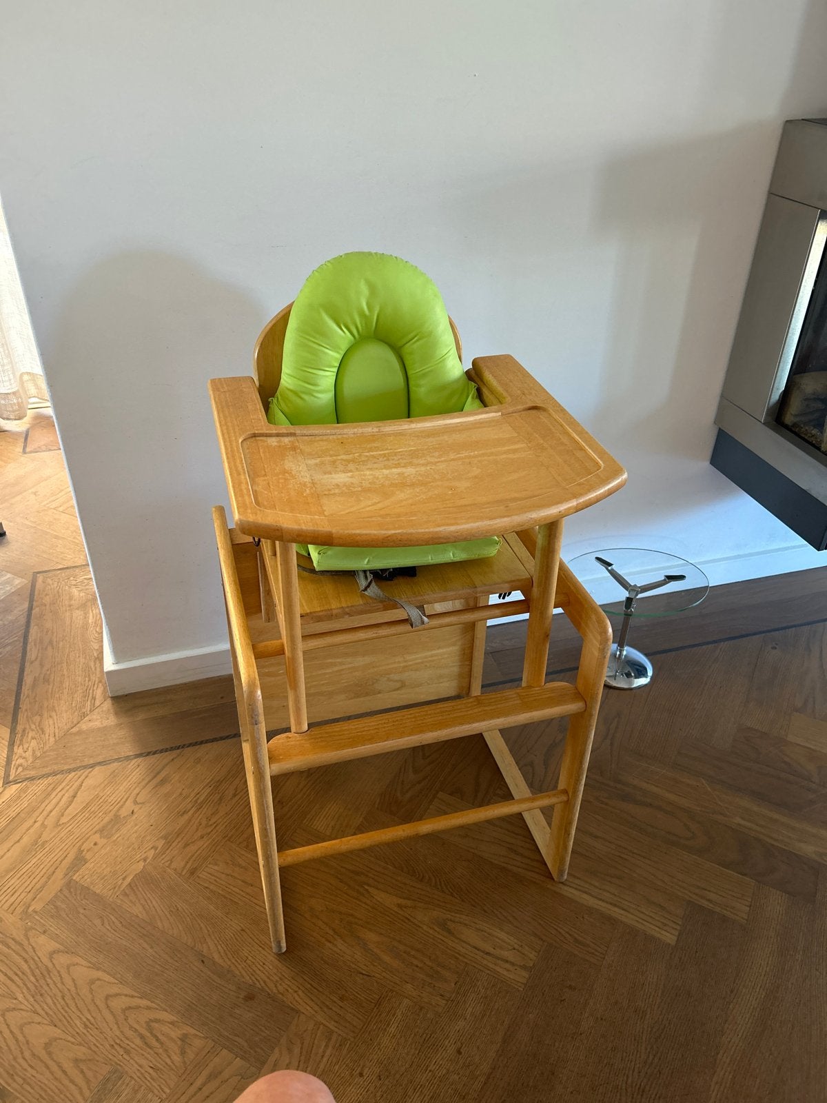 Vintage Kinderstoel Jaren '60/'70 - Tafel & Stoeltje, Ophalen, Gebruikt, Overige typen, Afneembaar eetblad