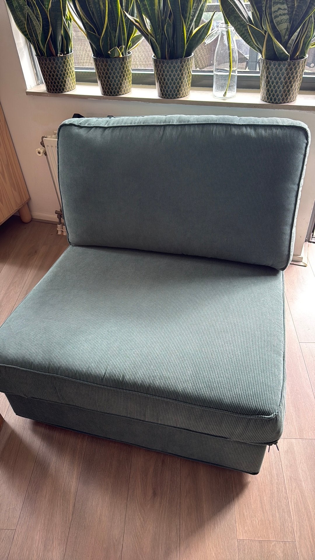 Ikea Kivik eenpersoons slaapbank, Ophalen, Eenpersoons, 75 tot 100 cm, Zo goed als nieuw