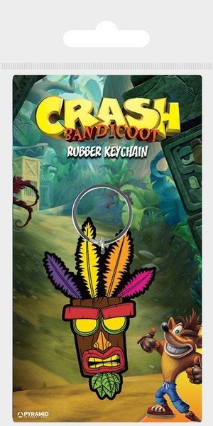 Sleutelhanger 'Crash Bandicoot - Aku Aku', Onbekend, Nieuw, Ophalen of Verzenden, Onbekend