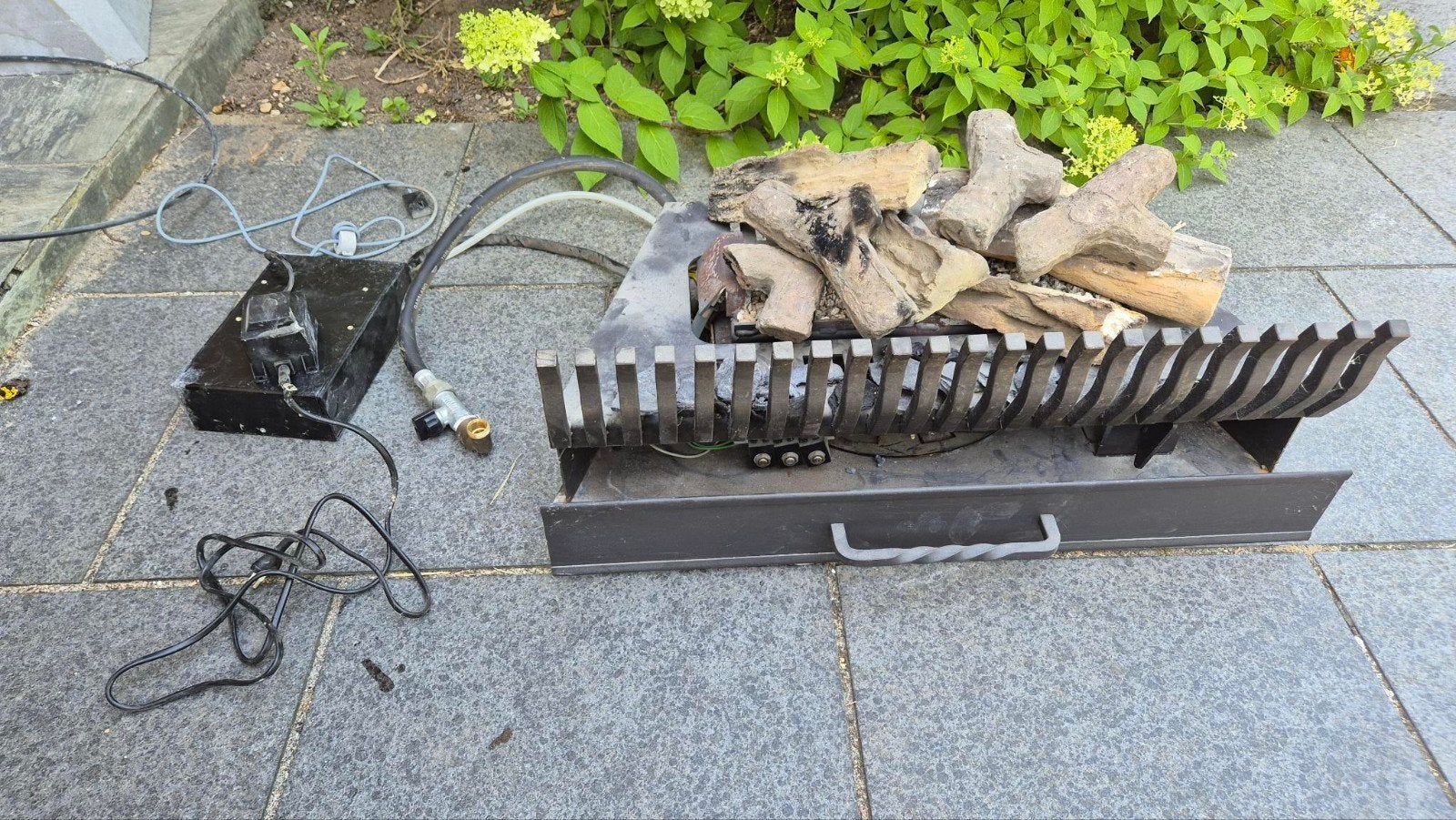 GRATIS Open gashaard met toebehoren, Ophalen, Gebruikt, Inbouwhaard, Gashaard