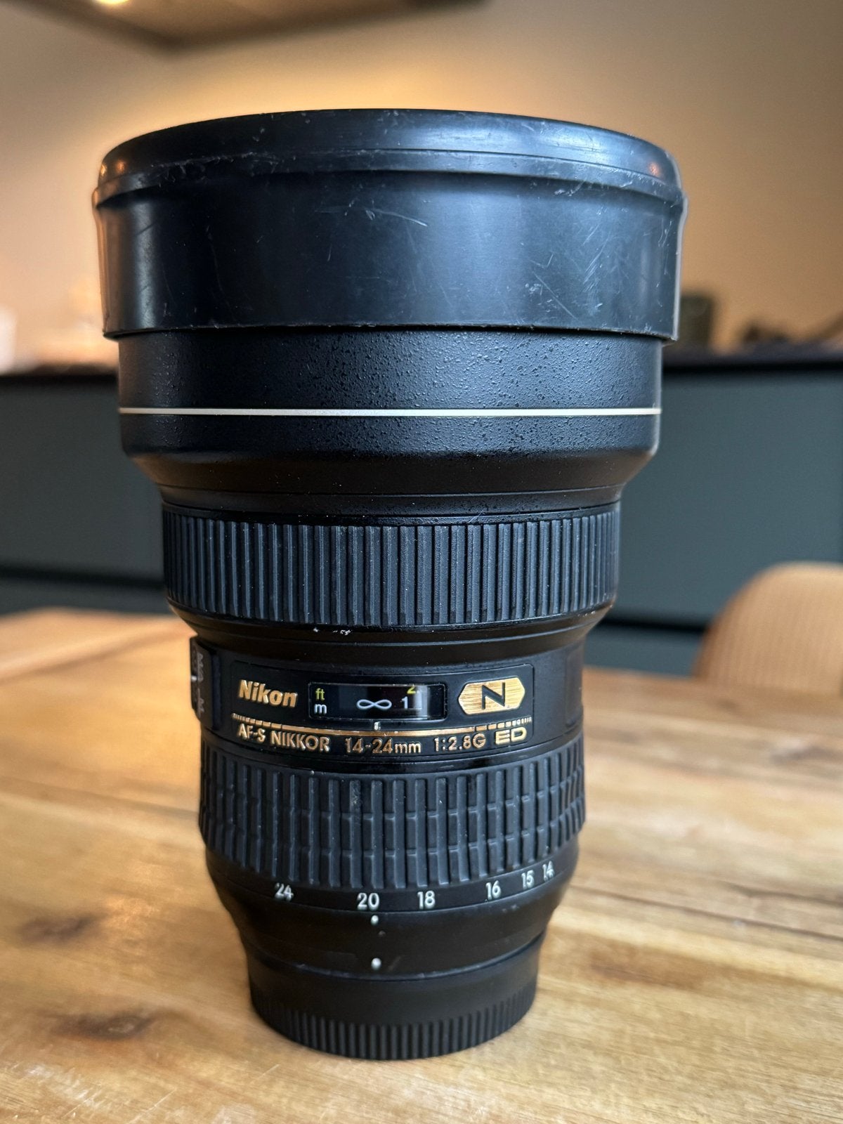 Nikon AF-S NIKKOR 14-24mm F/2.8G ED Groothoeklens, Autofocus, 14 mm, Nikon, Zo goed als nieuw