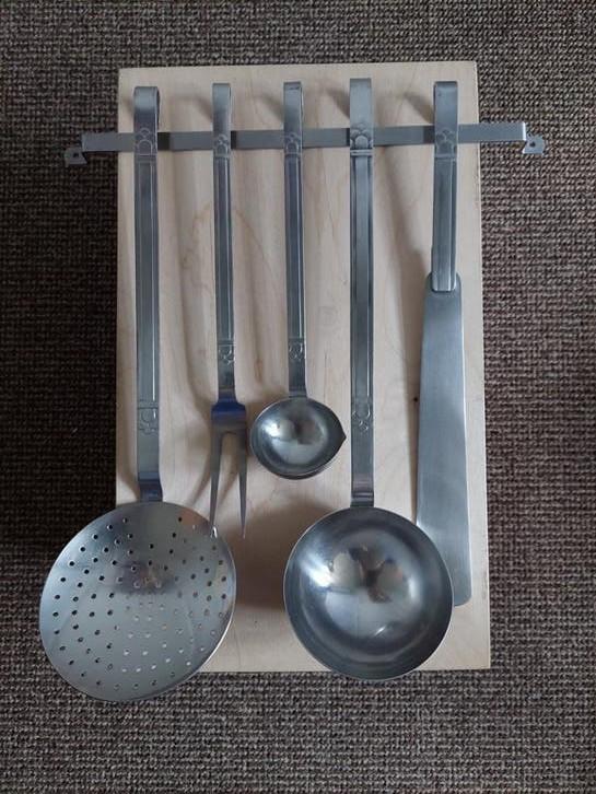 Gero Zilmeta lepelrek, Huis en Inrichting, Keuken | Bestek, Ophalen, Rvs of Chroom