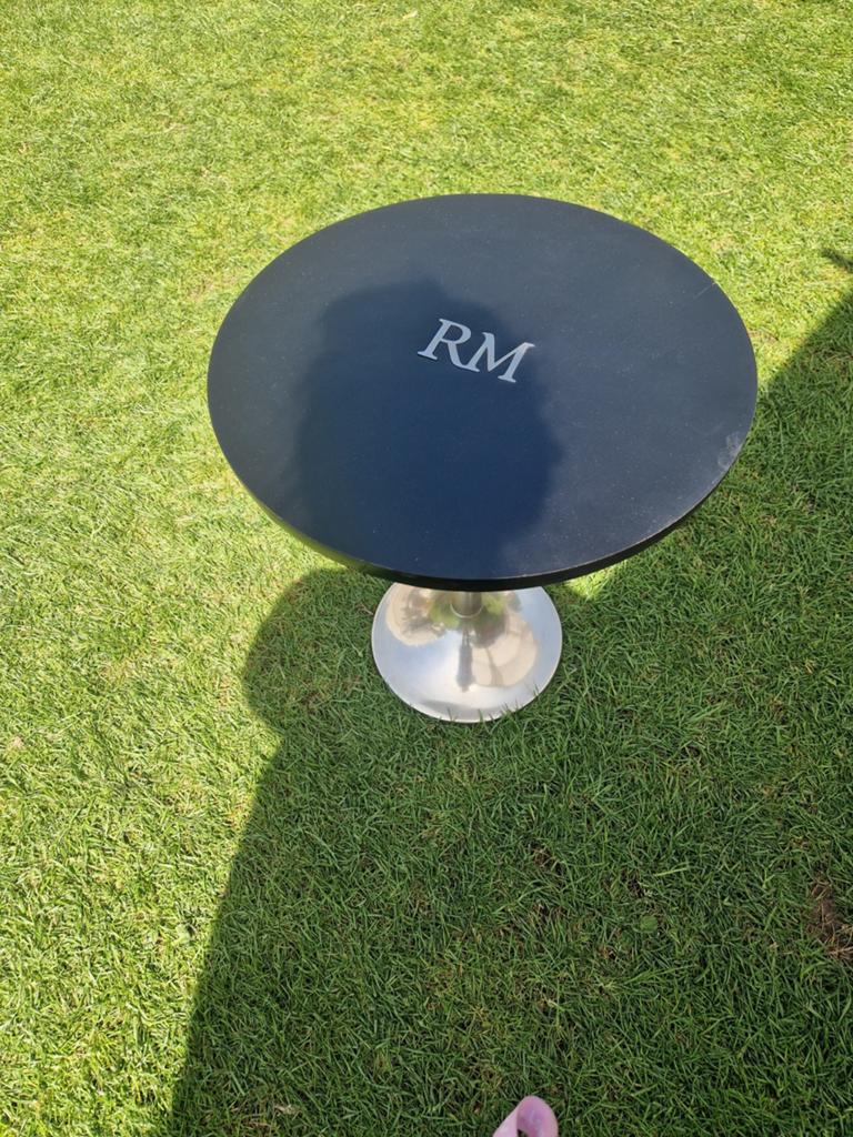 Riviera Maison bijzettafel RM, Minder dan 55 cm, Gebruikt, Metaal of Aluminium, Modern, Riviera Maison