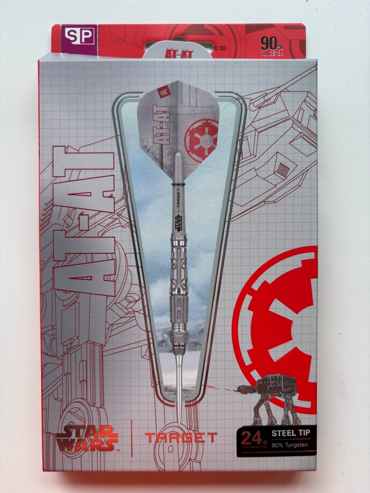 Target dartpijlen Star Wars AT-AT Darts Set - 90% Tungsten, Ophalen of Verzenden, Nieuw, Pijlen