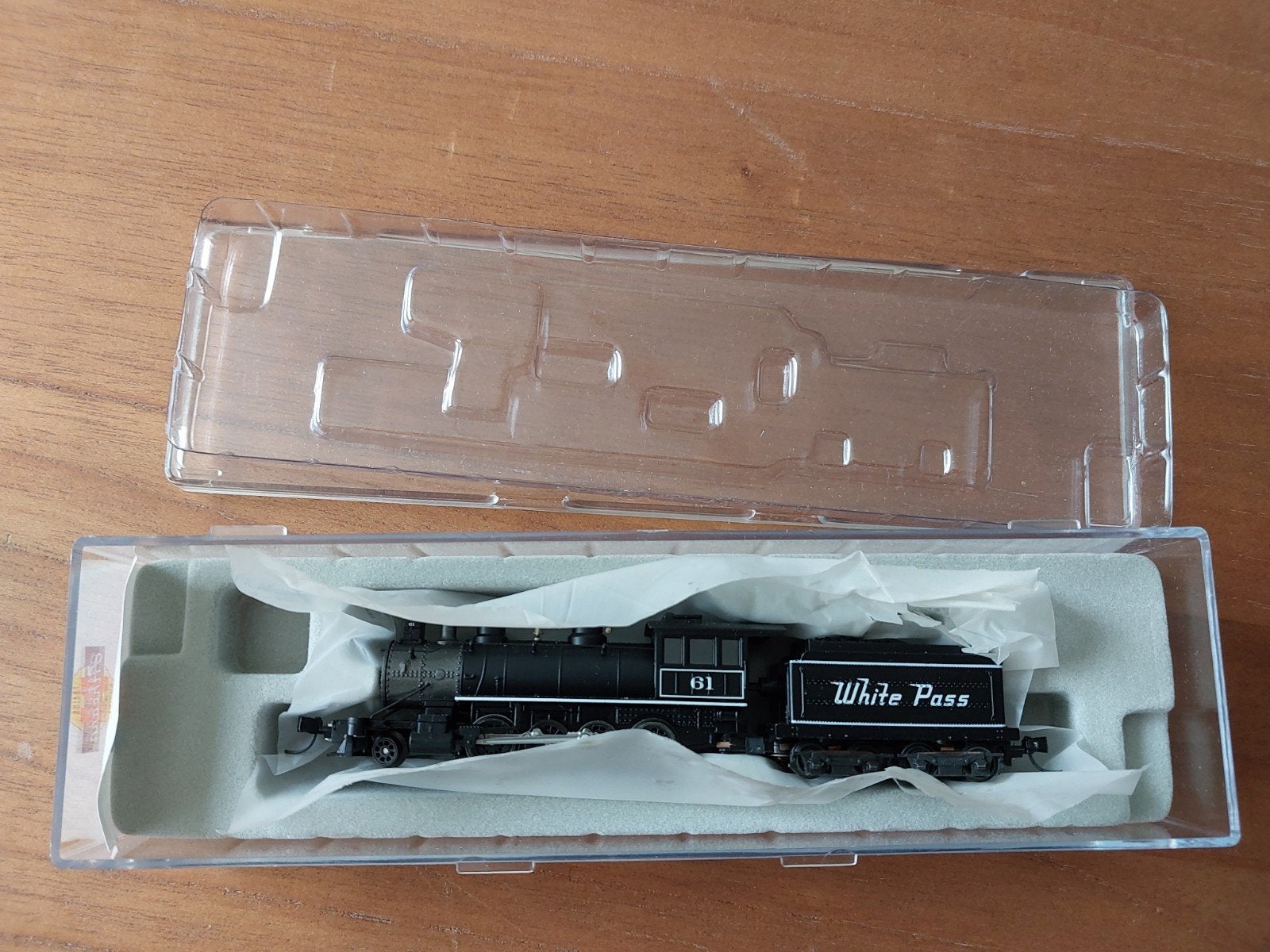 Zeldzame Athearn 99196 White Pass stoomlok 61 Steamlocomotiv, Hobby en Vrije tijd, Overige merken, Ophalen of Verzenden, Zo goed als nieuw