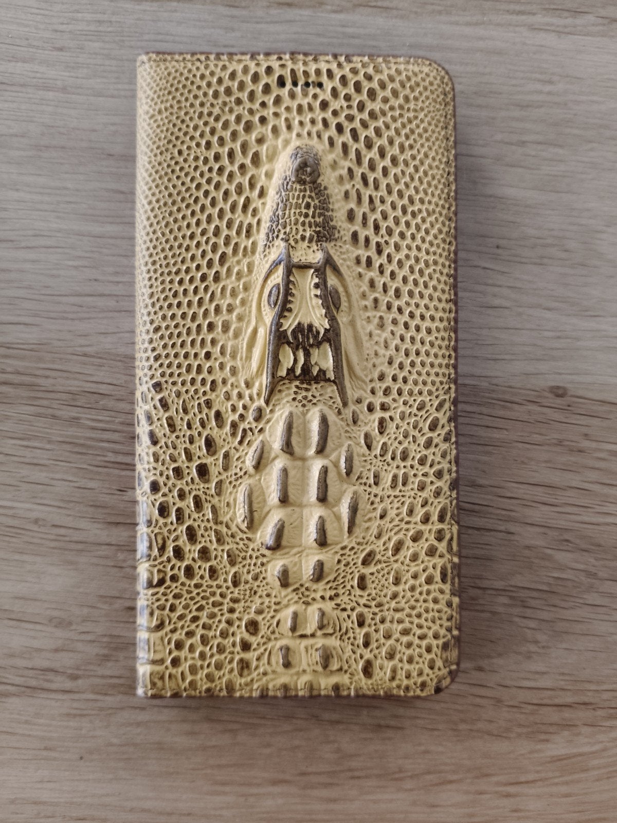 Luxe leren croco hoes voor Xiaomi redmi note 12, Ophalen of Verzenden, Nieuw