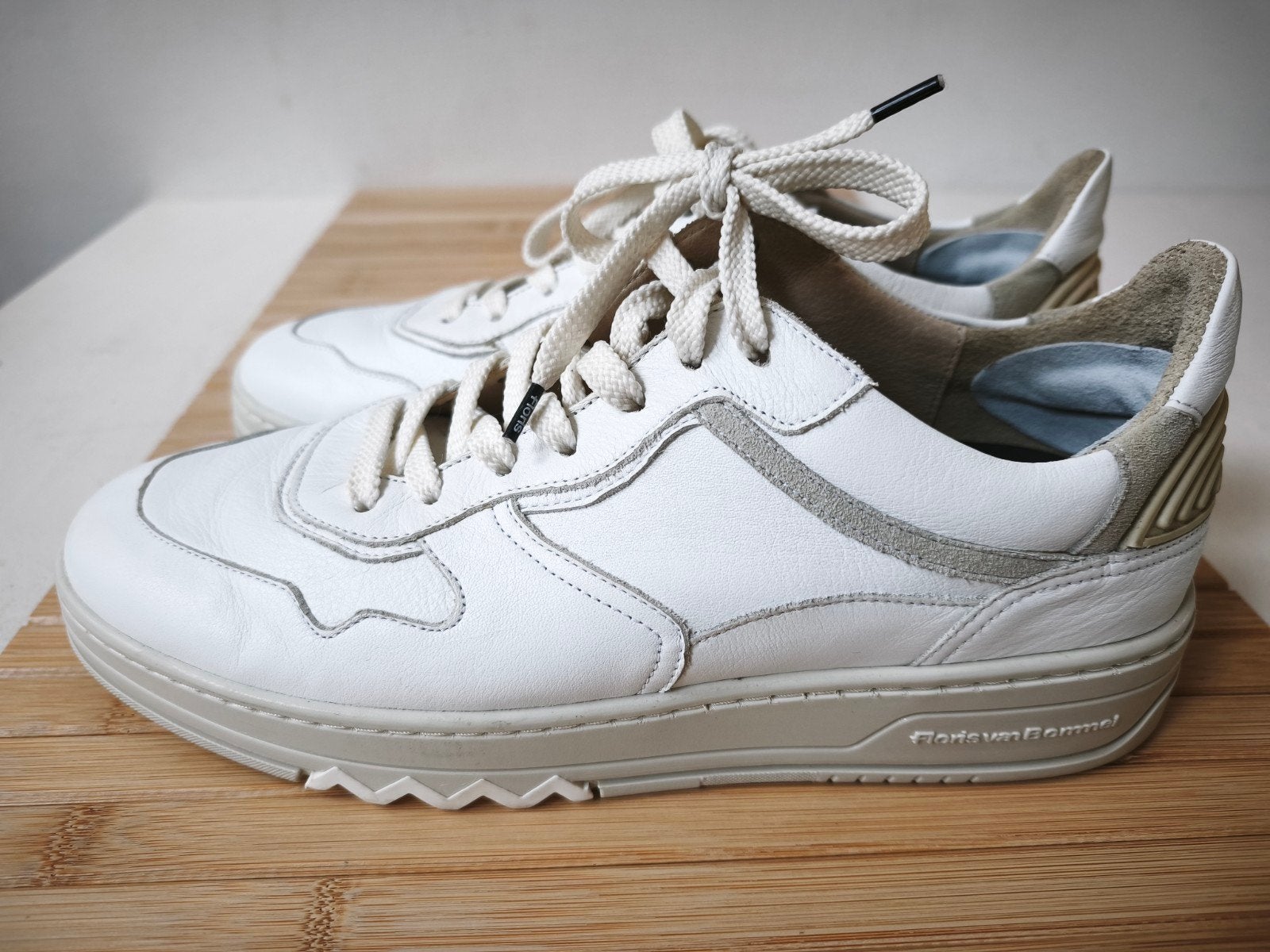 Floris van Bommel SFM-10166 De Okker 01.00 maat 7.5, Verzenden, Wit, Floris van Bommel, Sneakers of Gympen