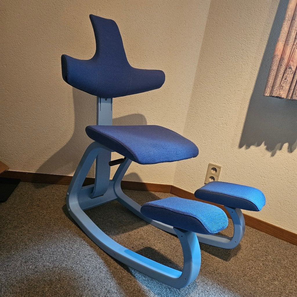 Bureaustoel Thatsit, Ophalen, Gebruikt, Blauw, Bureaustoel