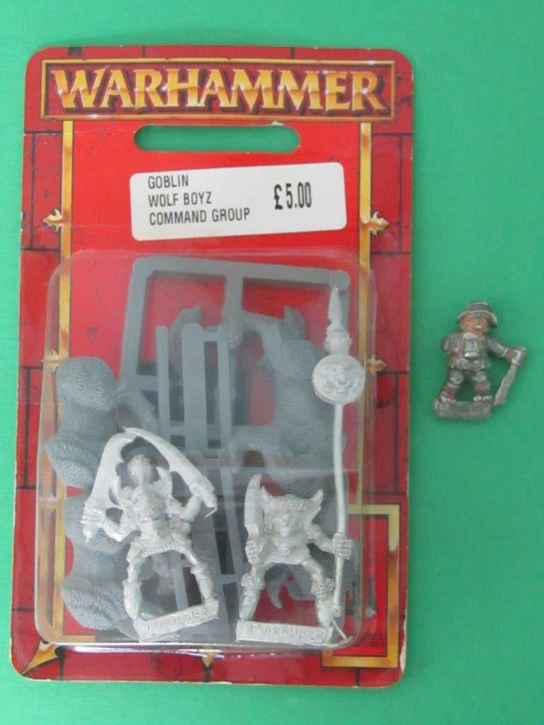 Blister - Goblin Wolf Boyz Command Group, Verzenden, Nieuw, Warhammer, Figuurtje(s)