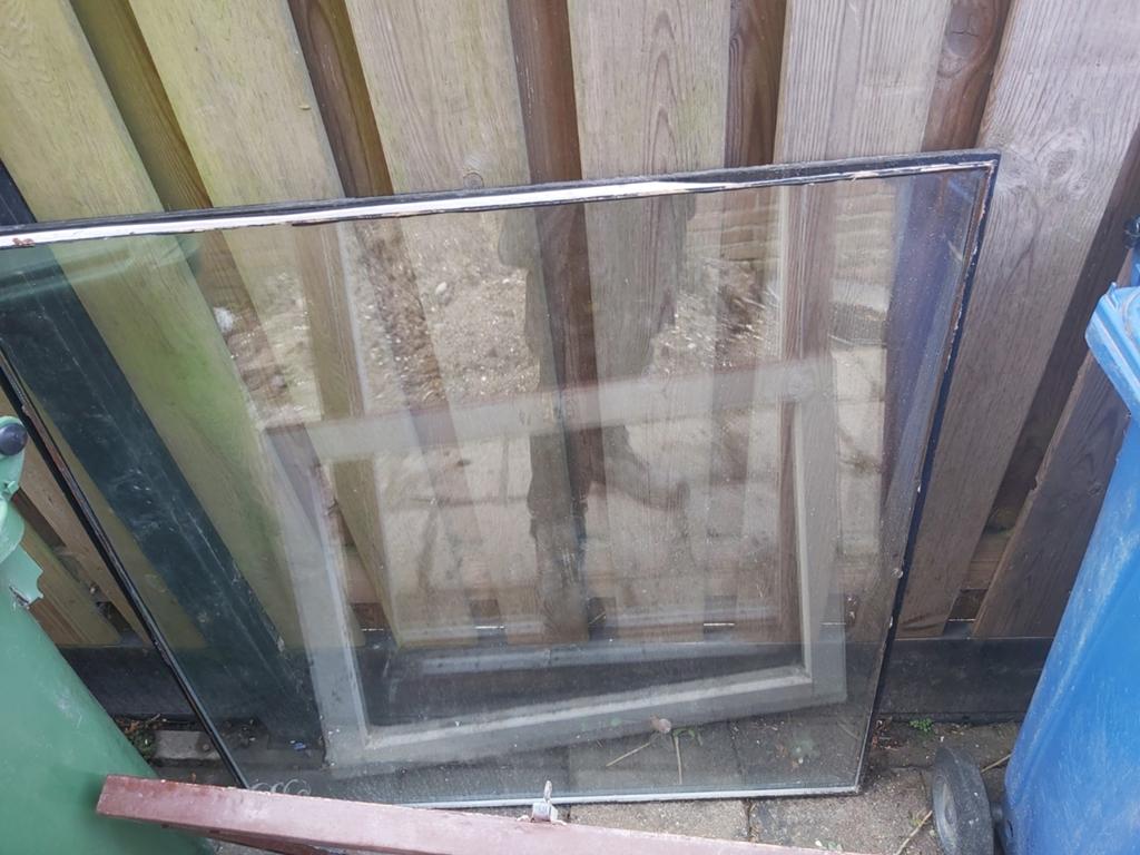 Dubbel glas ruit, Doe-het-zelf en Verbouw, Glas en Ramen, Gevelraam of Ruit, Gebruikt, 80 tot 120 cm, 80 tot 120 cm