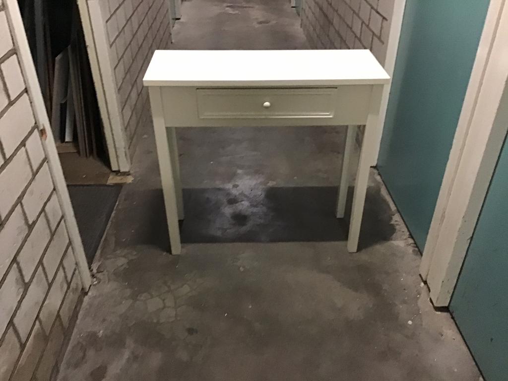 Hal kastje met 1 lade wit, Huis en Inrichting, Kasten | Ladekasten, Gebruikt, 1 of 2 laden, Minder dan 100 cm, 25 tot 50 cm