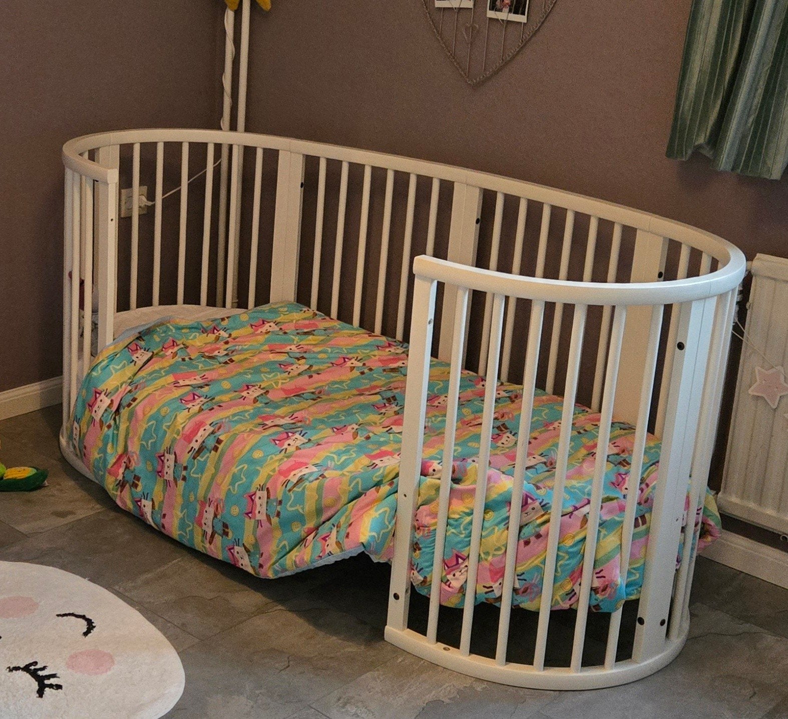 Te koop Stokke Sleepi bed van 0-5 jaar!, Ophalen, 140 tot 160 cm, 70 tot 85 cm, Matras
