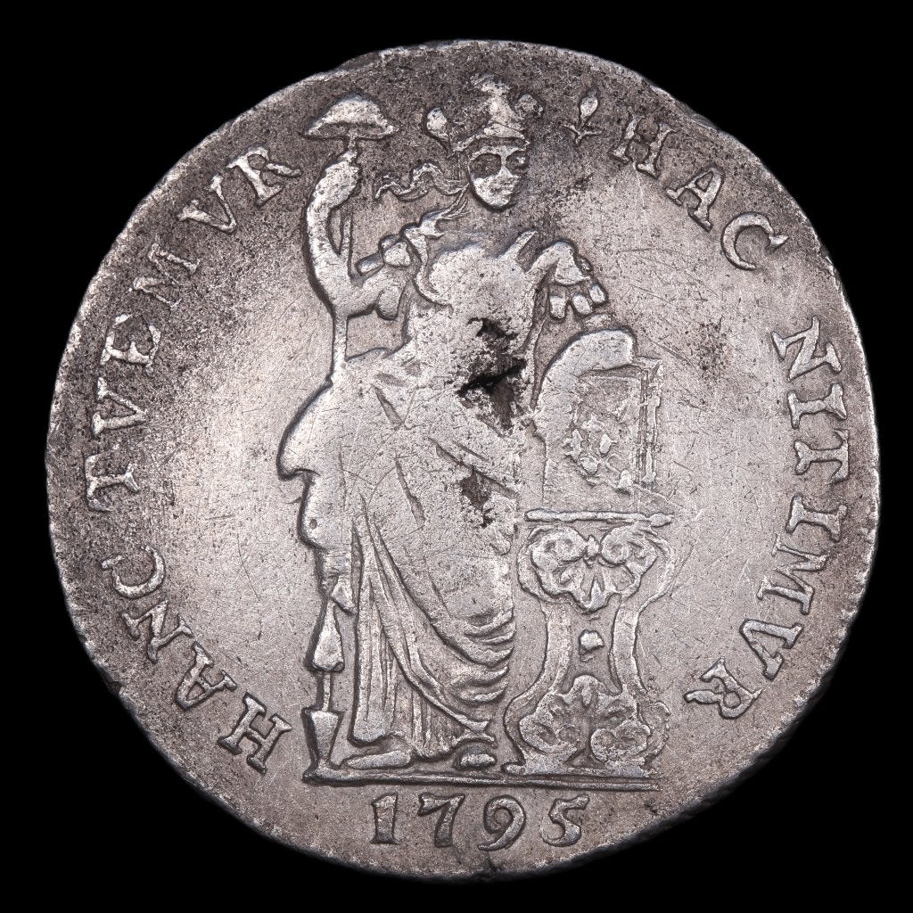 Gulden Bataafse republiek, Gelderland. Fr., 1 gulden, Vóór koninkrijk, Zilver, Ophalen of Verzenden