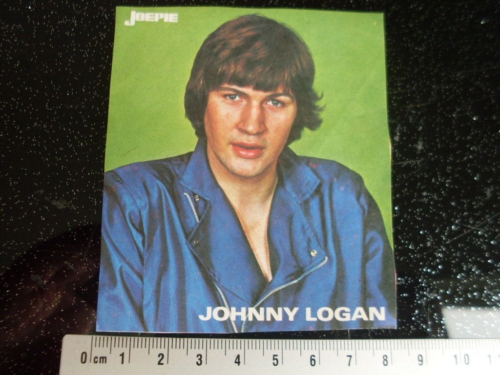 sticker Johnny Logan Joepie, Verzenden, Zo goed als nieuw, Film, Tv of Omroep