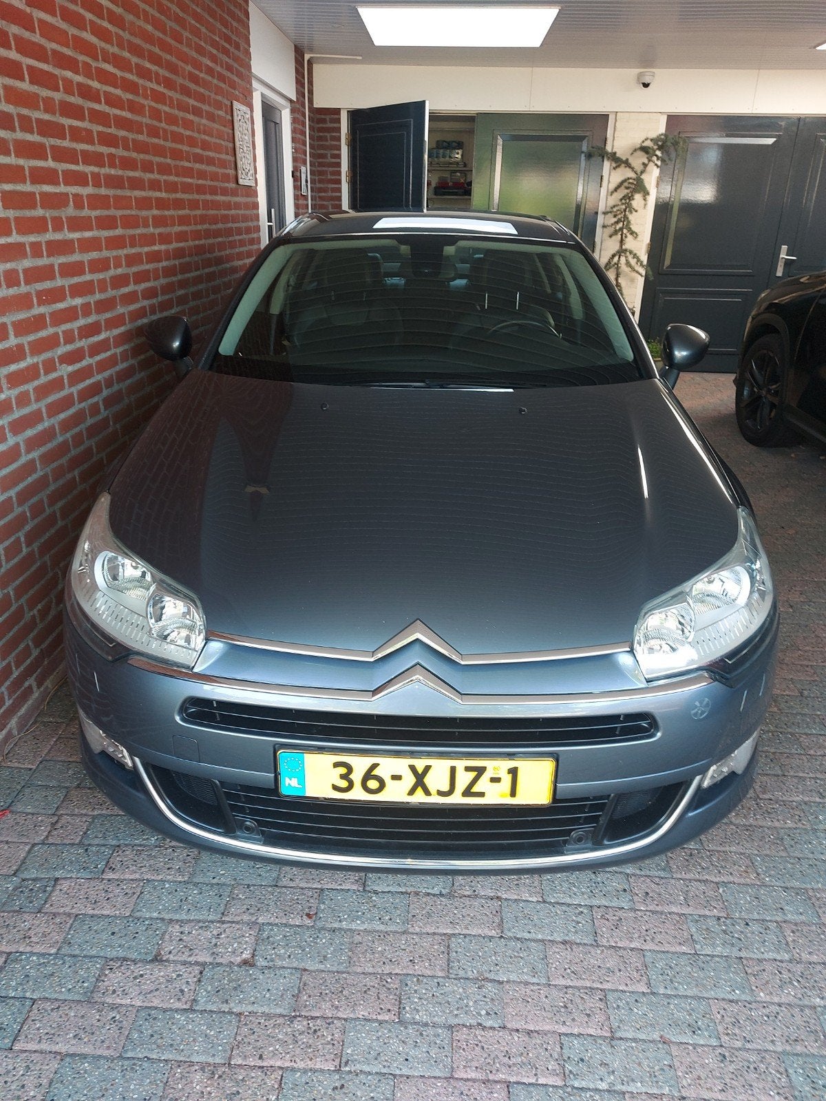 Citroën C5 1.6 THP 115KW 2012 Grijs, Voorwielaandrijving, Zwart, Leder en Stof, Origineel Nederlands