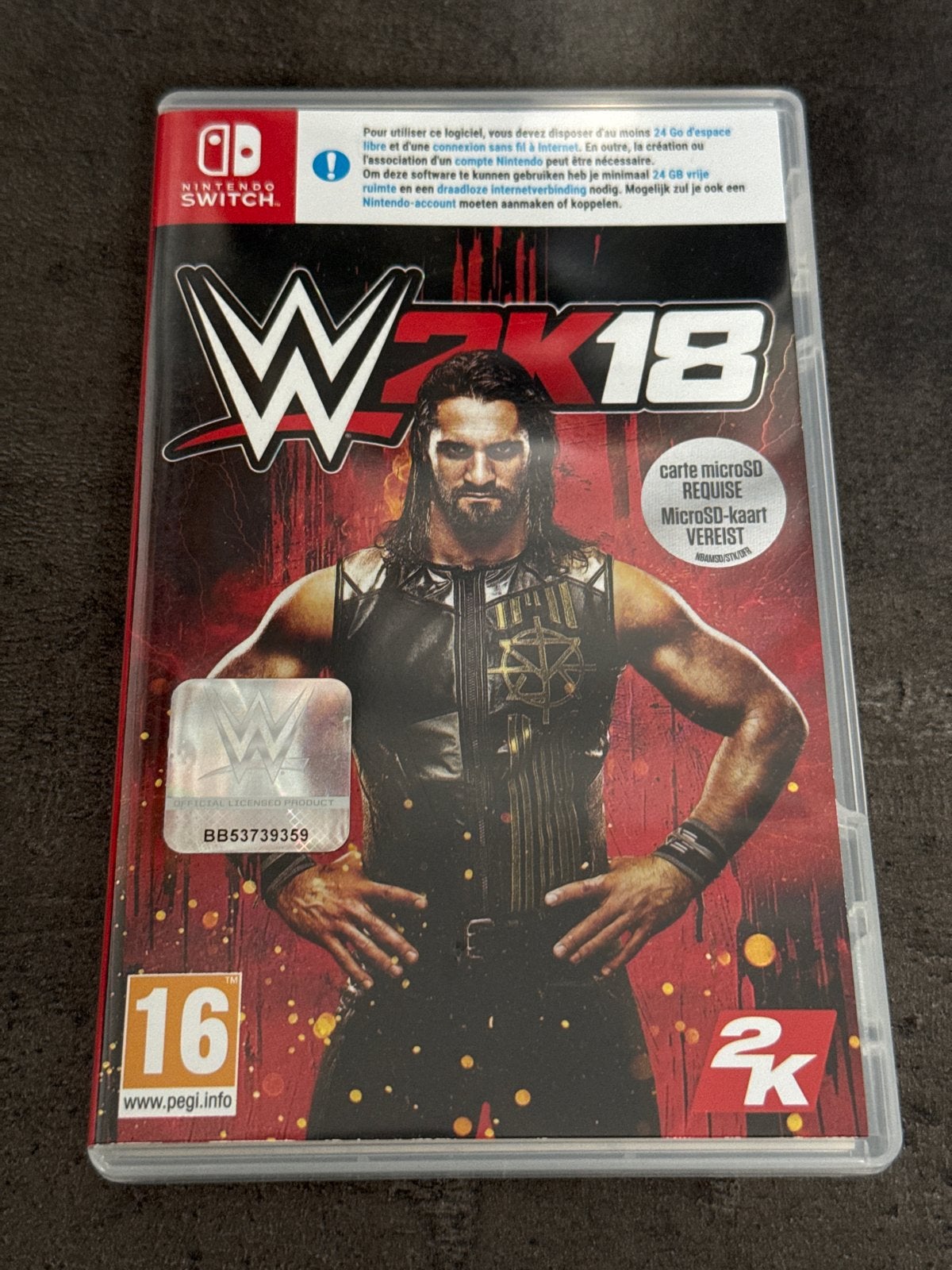 WWE 2K18 Nintendo Switch - Zo goed als nieuw, Ophalen of Verzenden, Zo goed als nieuw