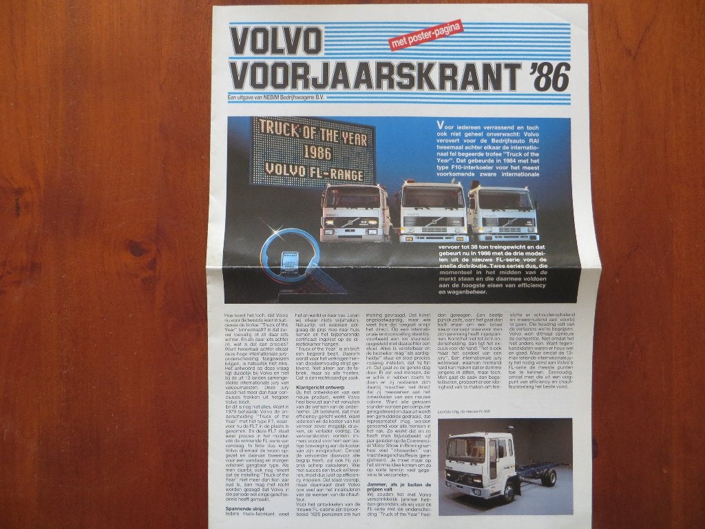 Volvo Voorjaarskrant ‘86, Ophalen of Verzenden, Nieuw, Volvo