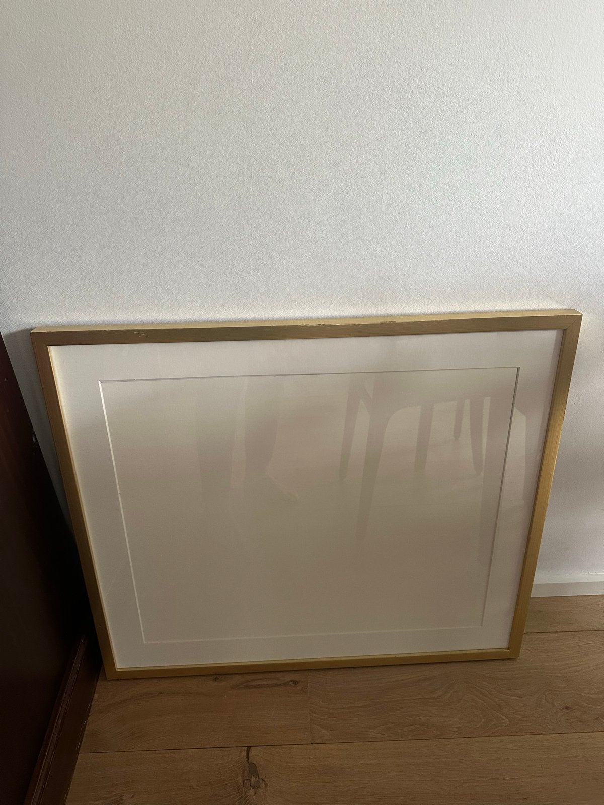 Gouden fotolijst met glas, Ophalen, Minder dan 50 cm, Gebruikt, 50 tot 75 cm