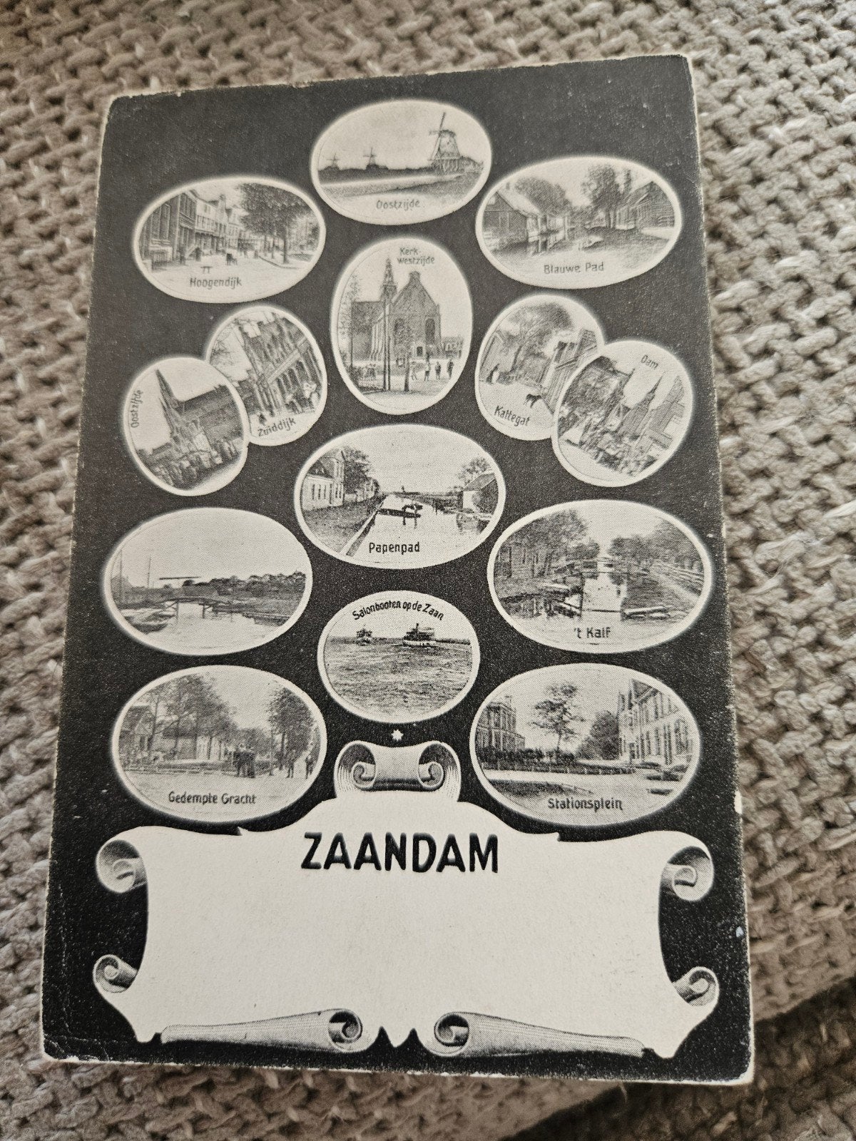 Zaandam groeten uit  - Diverse Zichten, Ophalen of Verzenden, Voor 1920, Gelopen, Noord-Holland