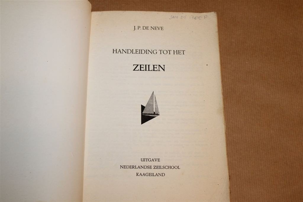Handleiding tot het Zeilen — Vintage Zeilboek 1967, Ophalen of Verzenden, Gelezen
