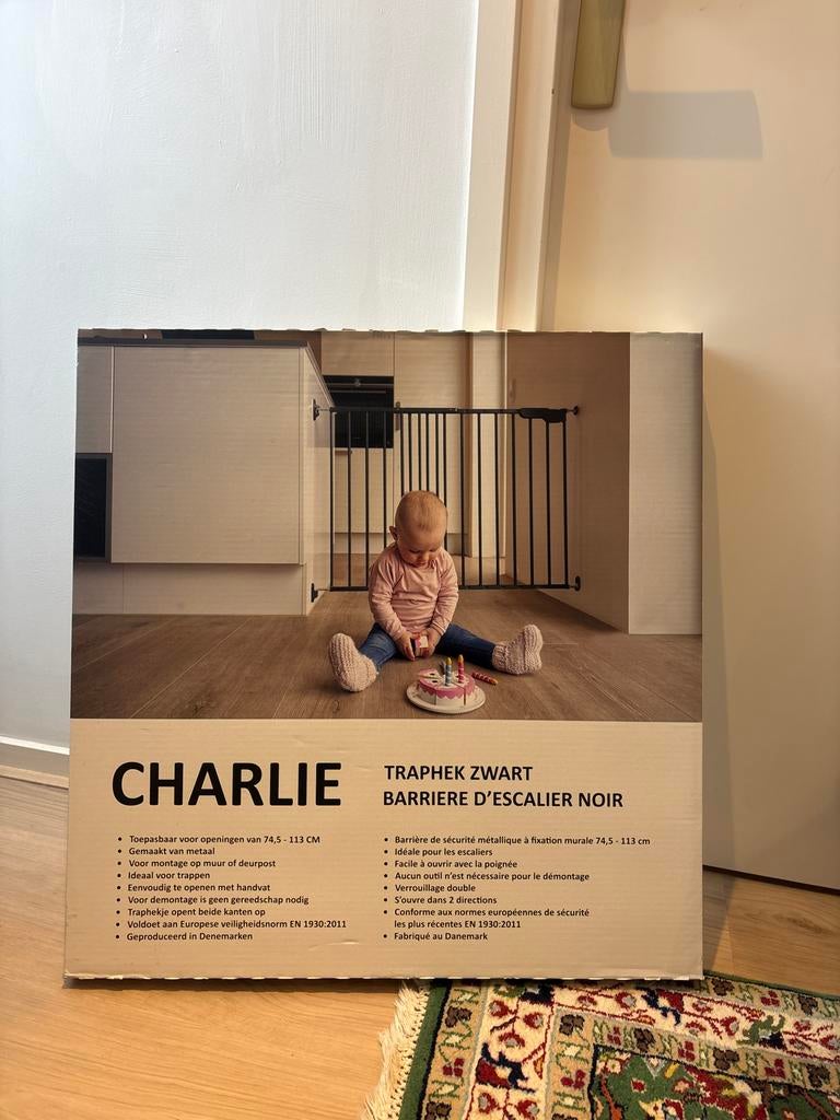 Charlie Traphek Zwart, Kinderen en Baby's, Traphekjes, Nieuw, 100 tot 115 cm, Ophalen of Verzenden, Metaal of IJzer