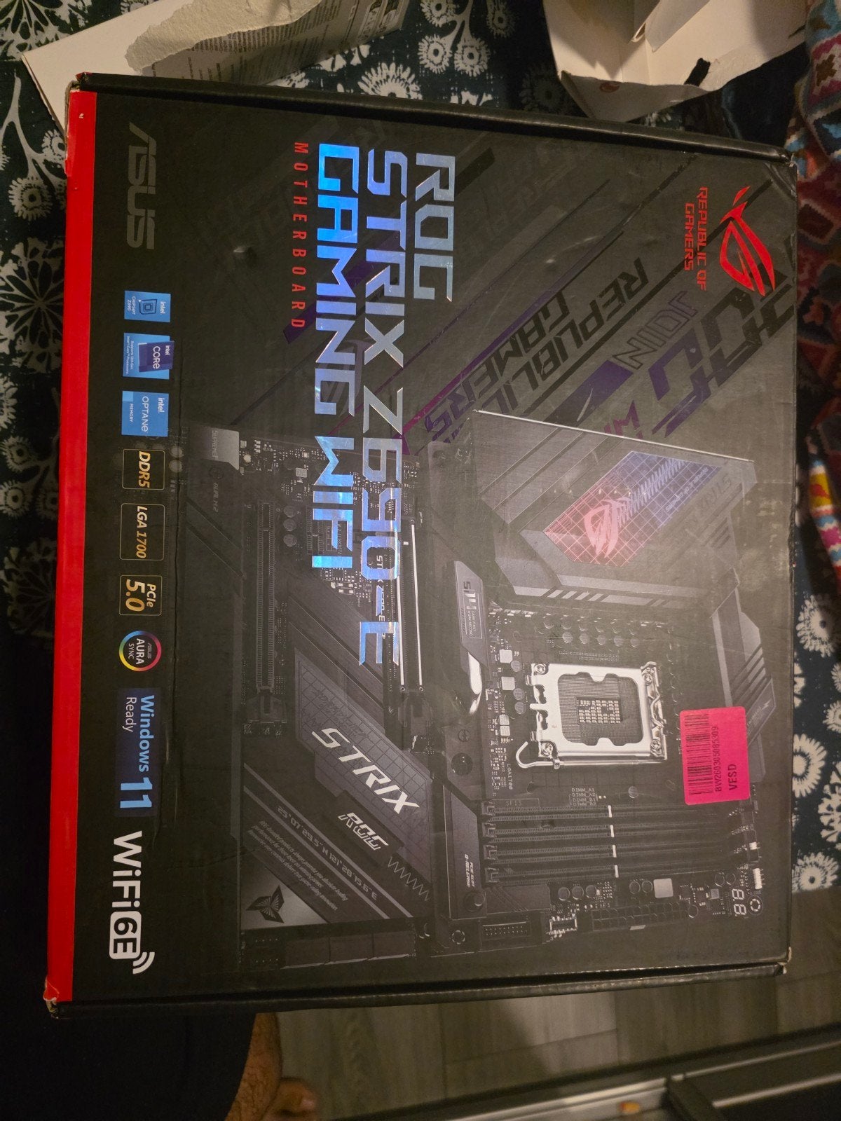 ASUS ROG STRIX Z690-E GAMING WIFI Moederbord - Nieuw, Computers en Software, Moederborden, LGA 1700, Nieuw, Ophalen of Verzenden