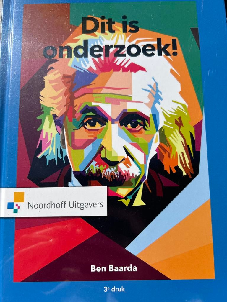 Dit is onderzoek! 3e druk - Gloednieuw studieboek, Boeken, Studieboeken en Cursussen, Nieuw, HBO, Gamma, Ophalen of Verzenden