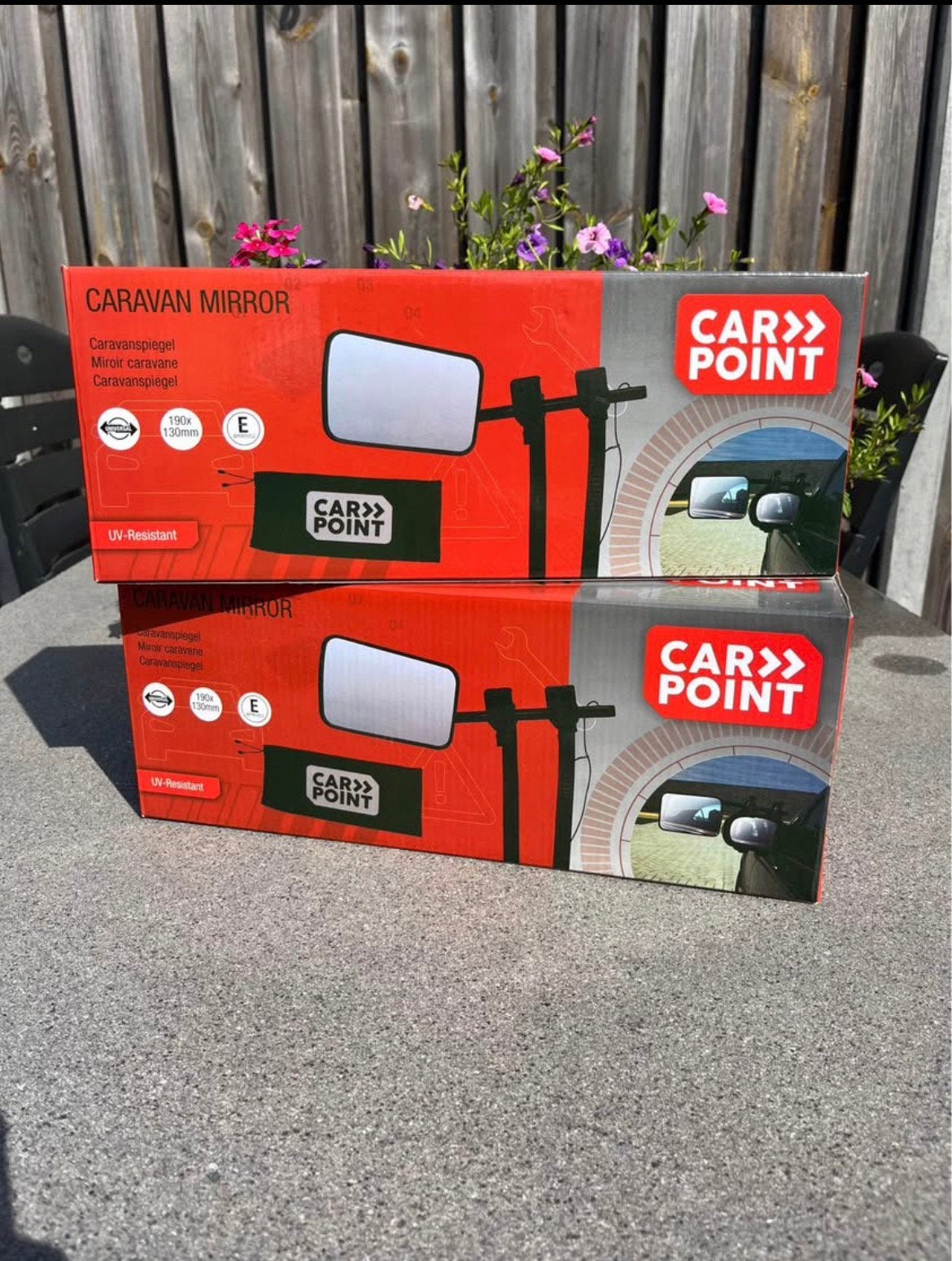 Caravan spiegels van Car point, Caravans en Kamperen, Ophalen of Verzenden, Zo goed als nieuw