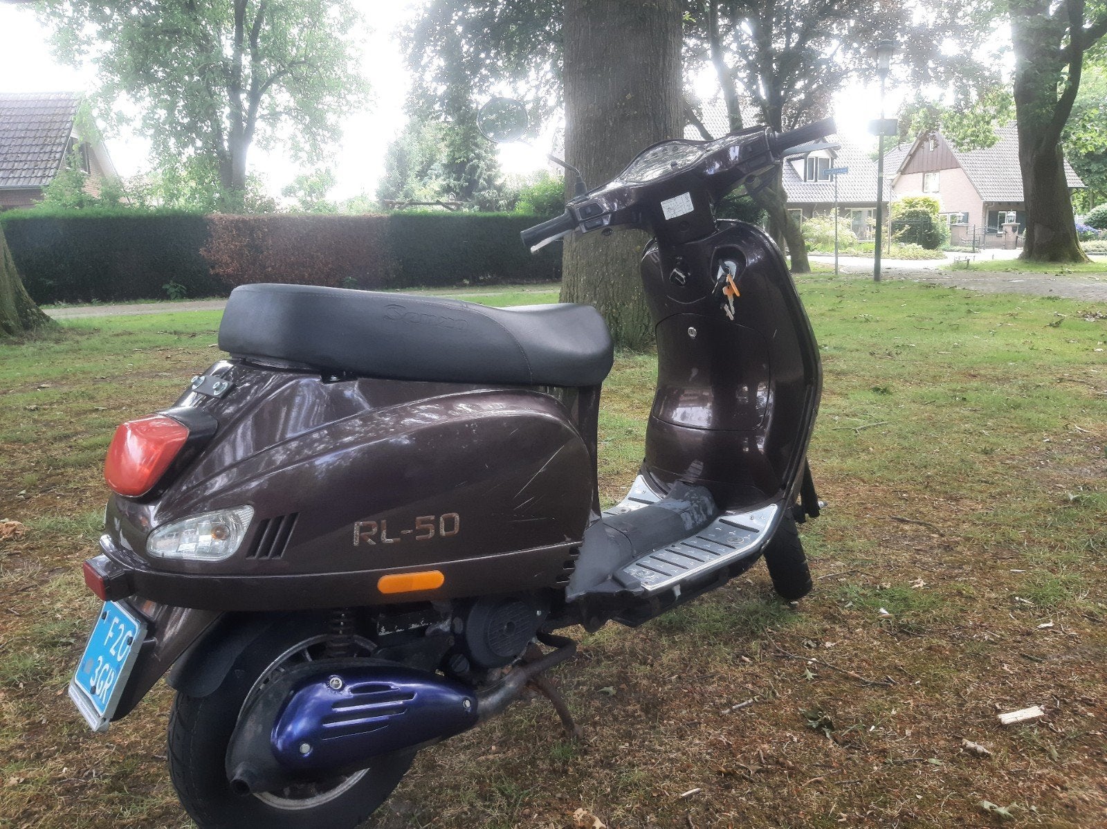 Scooter RL50 - 4-takt blauw kenteken grote beurt, Ophalen, Gebruikt, Benzine, Overige merken