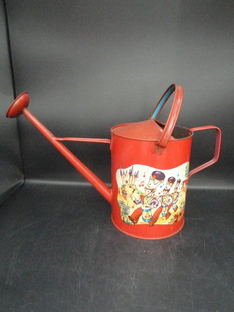 Vintage metalen kindergieter speelgoed, Ophalen of Verzenden