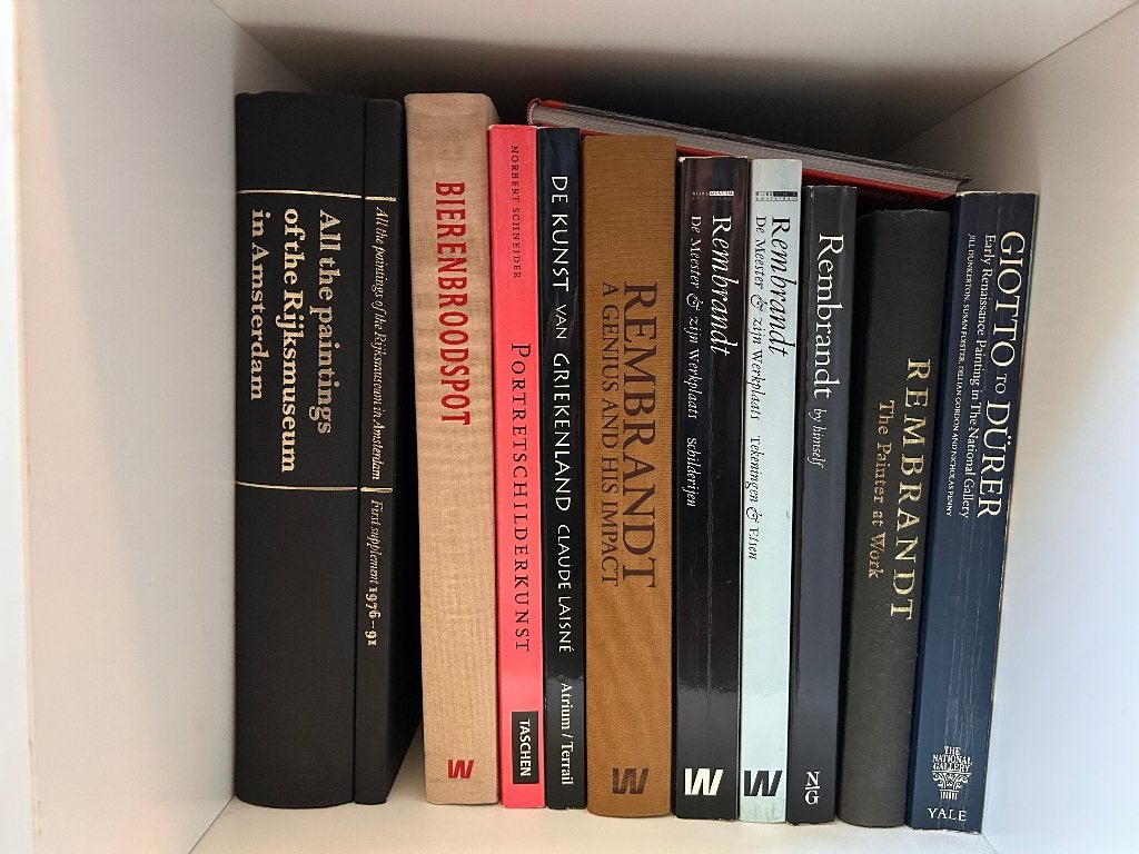 Kunstgeschiedenis boeken (o.a. Rembrandt), Ophalen, Gelezen, Schilder- en Tekenkunst
