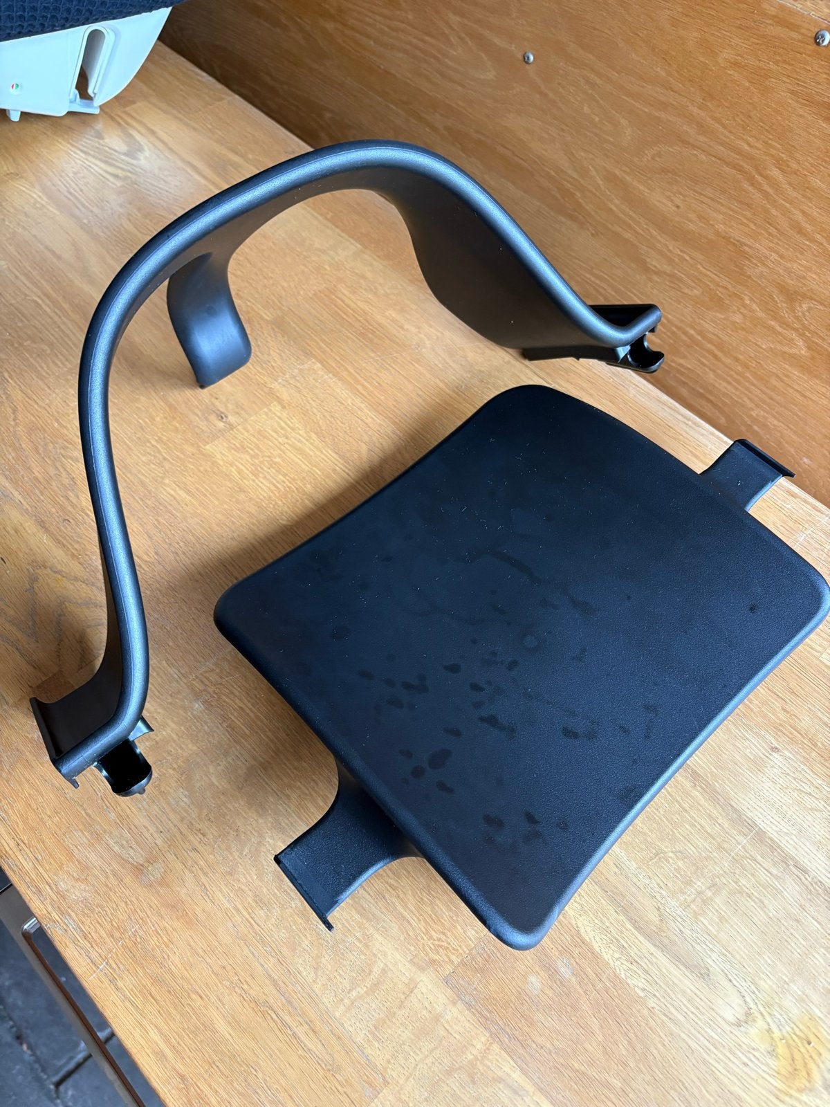 Stokke Tripp Trapp Baby Set (Zwart), Ophalen of Verzenden, Gebruikt, Meegroeistoel, Aanschuifbaar