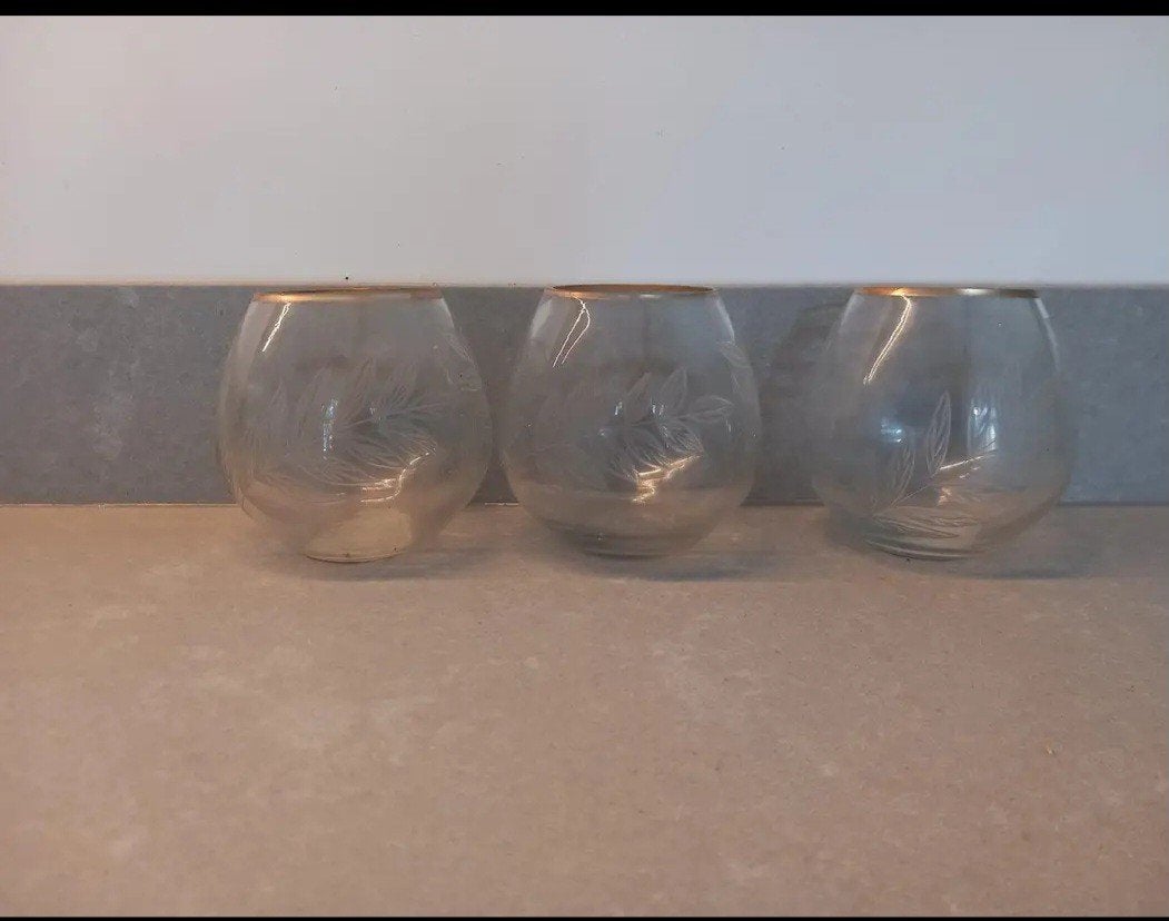 glazen/ windlichten goud, Ophalen of Verzenden