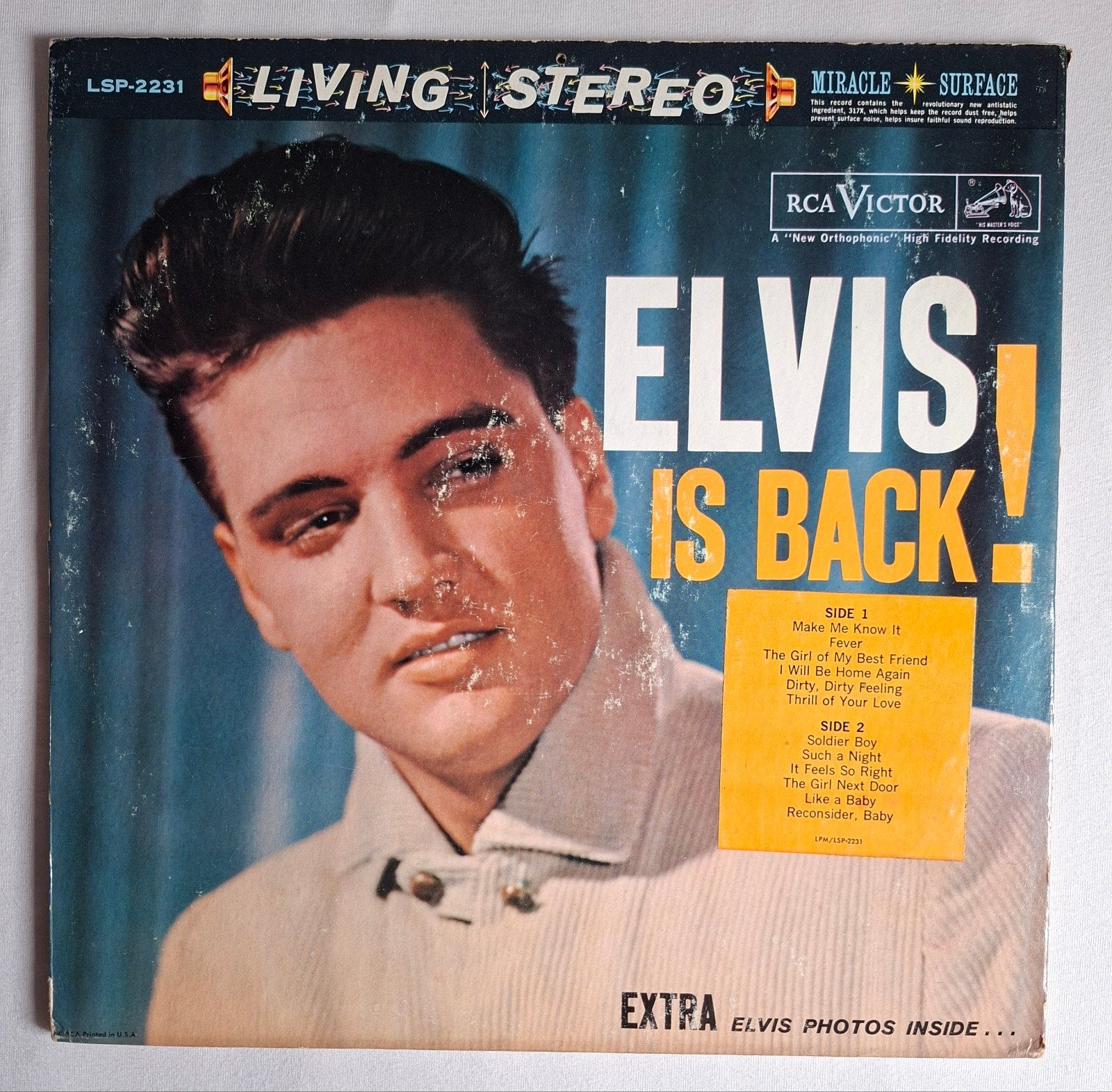 Living Stereo Press! Elvis Presley – Elvis Is Back!, Ophalen of Verzenden
