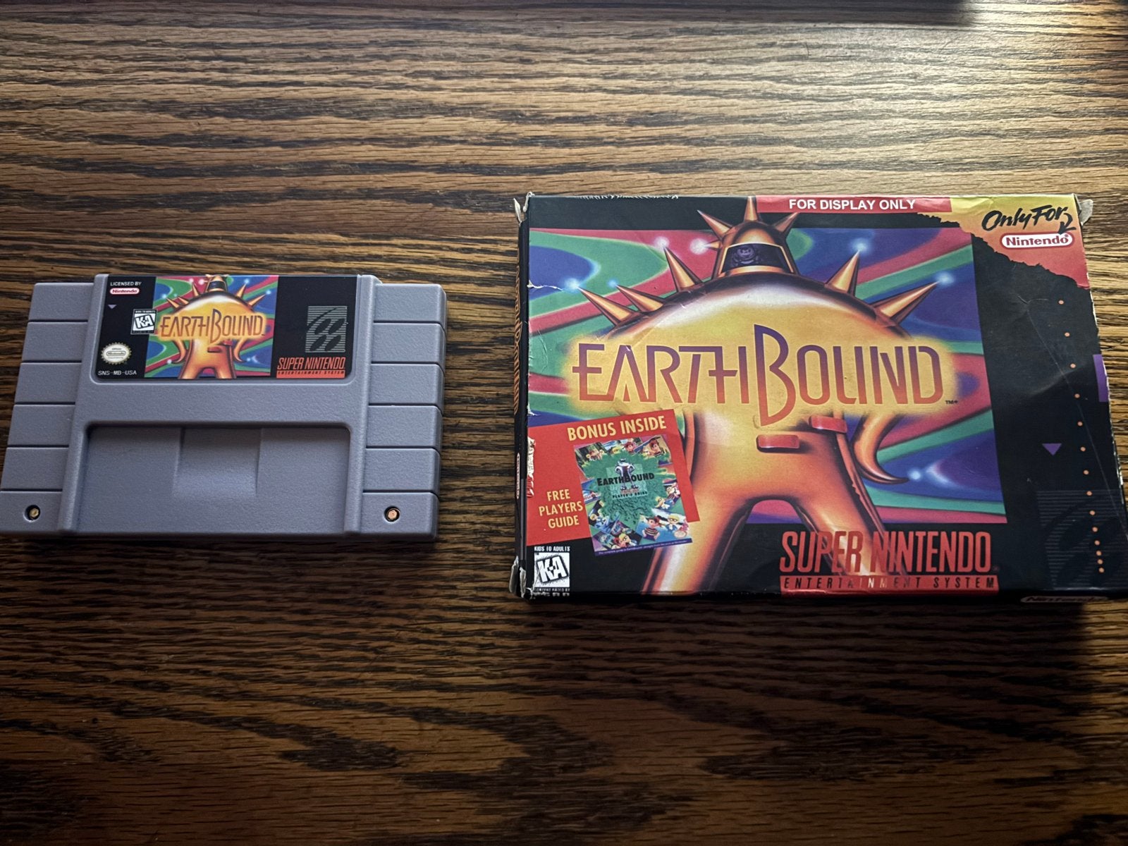 EarthBound SNES - Klassieke RPG met doos, Gebruikt, 1 speler, Ophalen of Verzenden, Role Playing Game (Rpg)